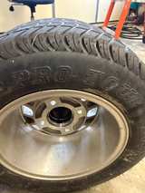 EZGO 10" Machined Aluminum Golf Cart Wheels and Tires - Image 2