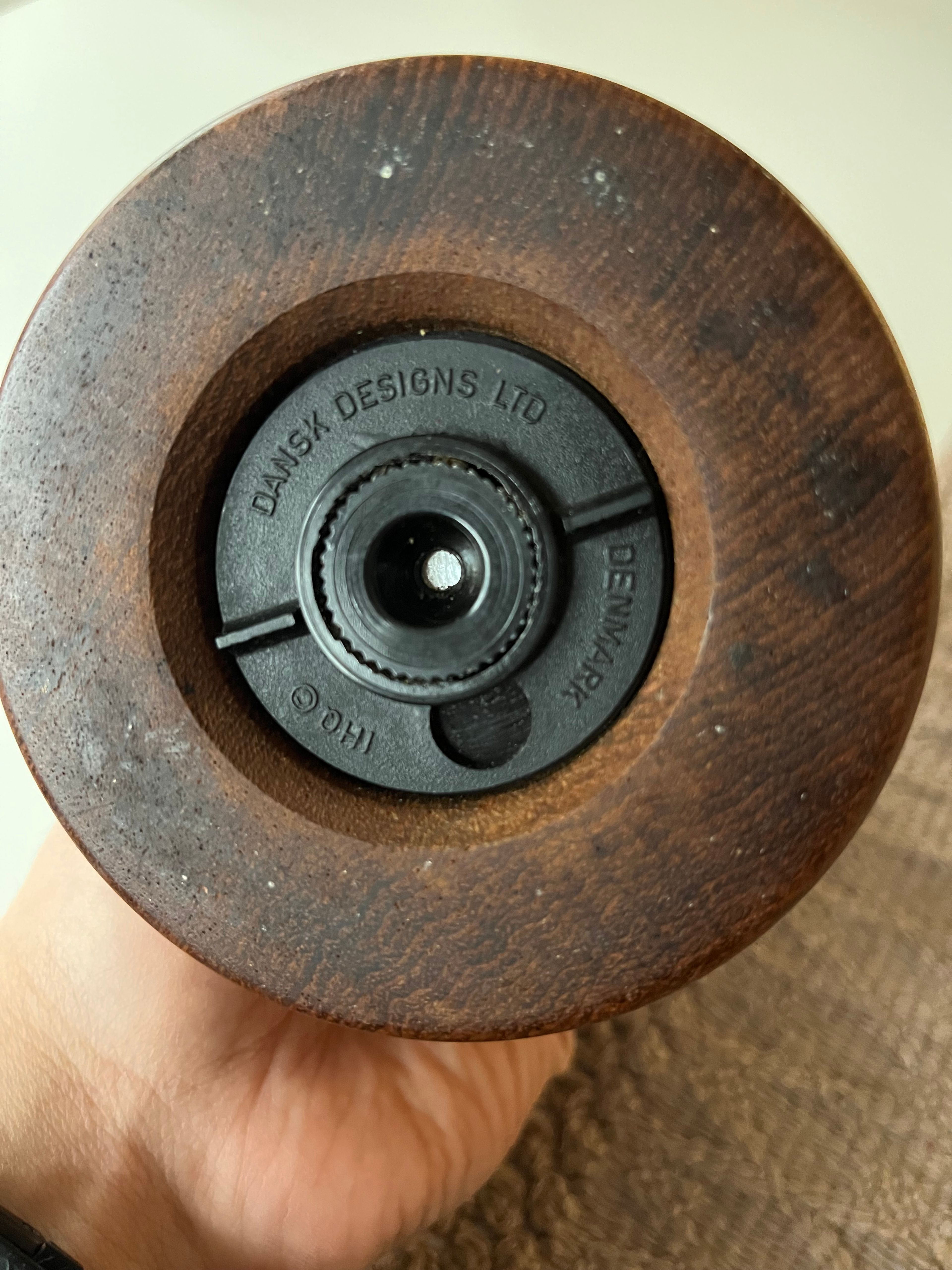 Dansk Teak Mushroom Salt Shaker and Pepper Mill - Image 3