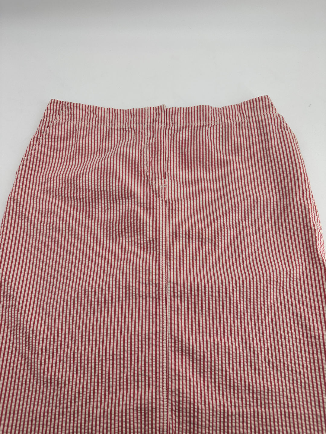 J Crew Seersucker Skirt Stretch and cotton size 4