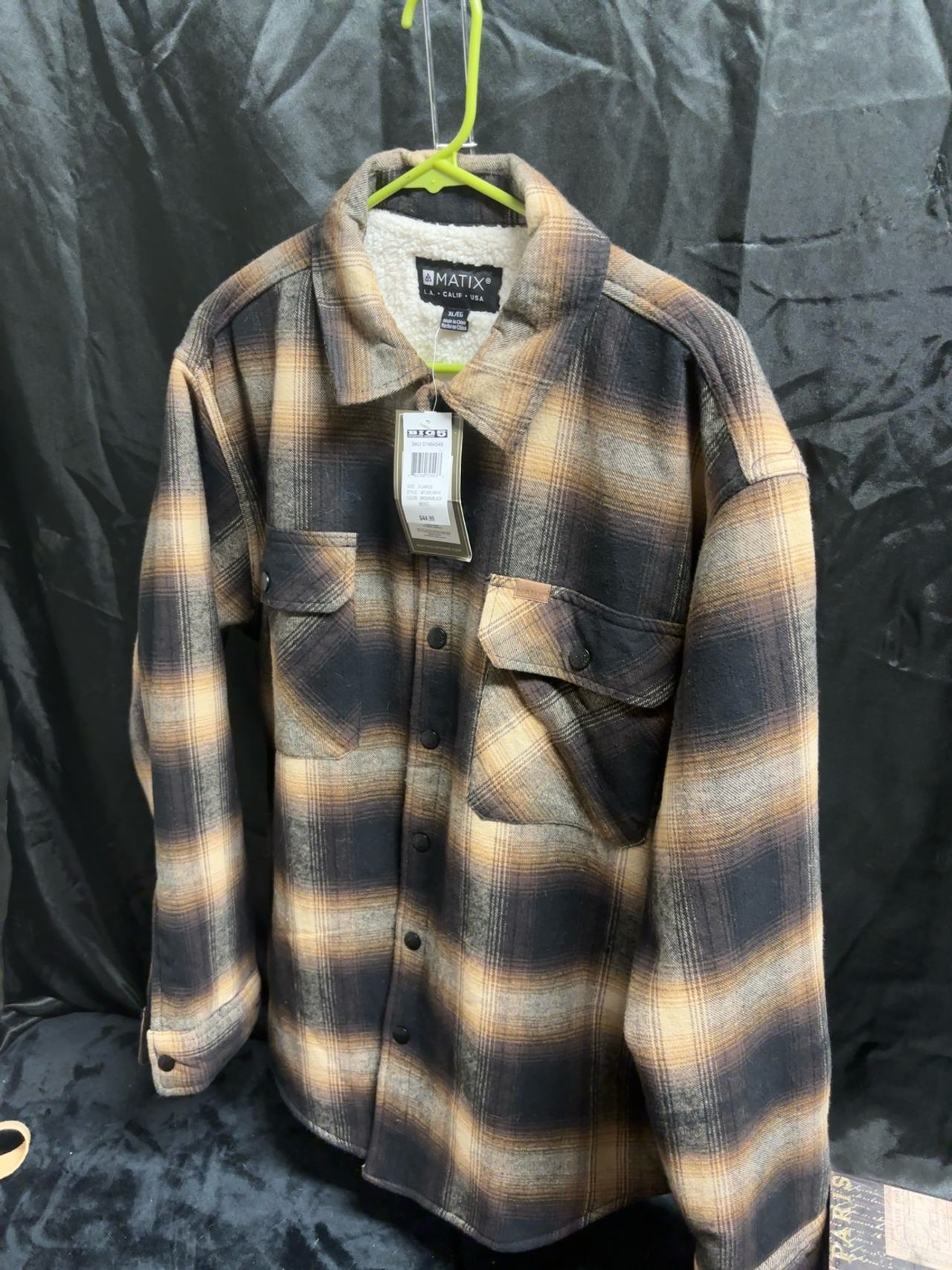 Matix Plaid Flannel Shacket