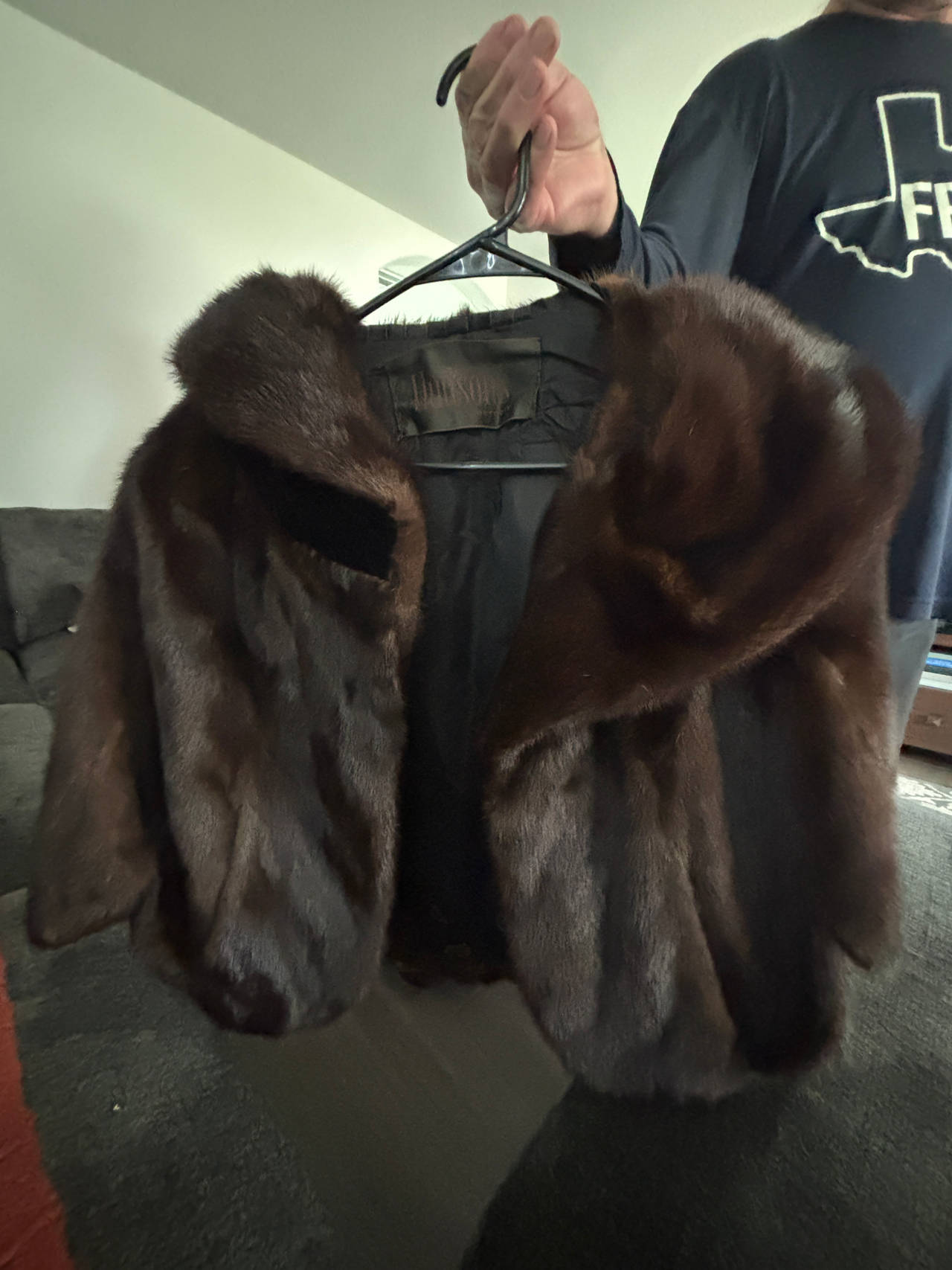 Vintage Mink Fur Stole by Hudson’s good condition medium large fit 