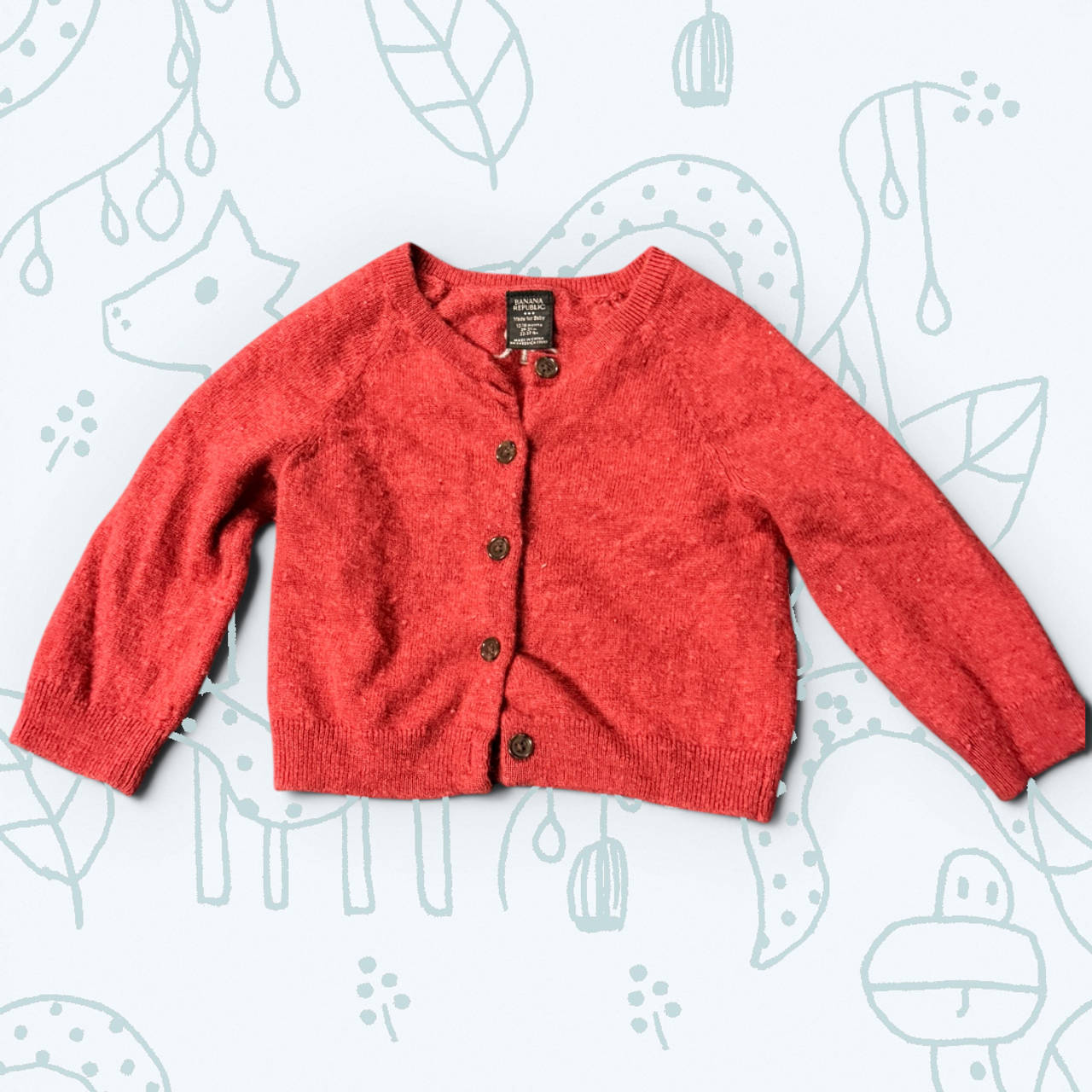 Banana Republic Baby Red Knit Cardigan