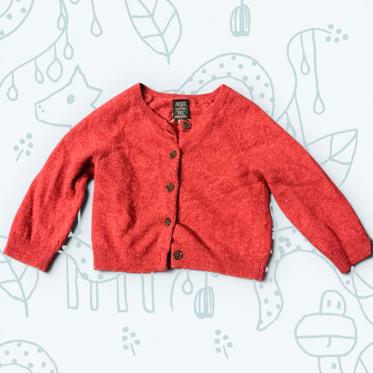 Banana Republic Baby Red Knit Cardigan