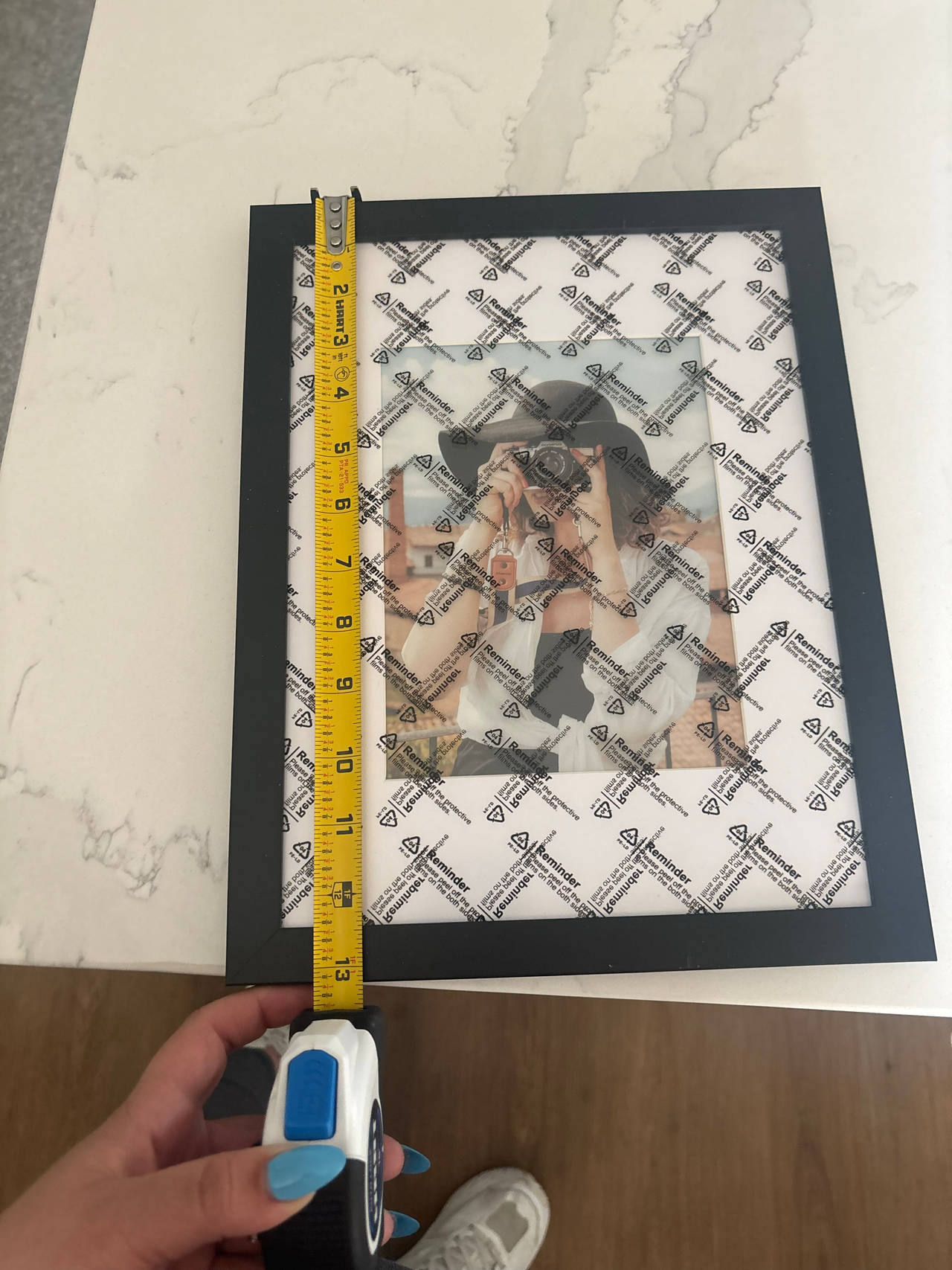 11x14 Black Picture Frame with 8x10 Mat