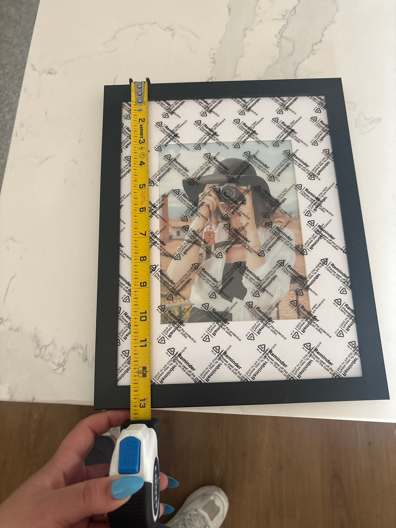 11x14 Black Picture Frame with 8x10 Mat