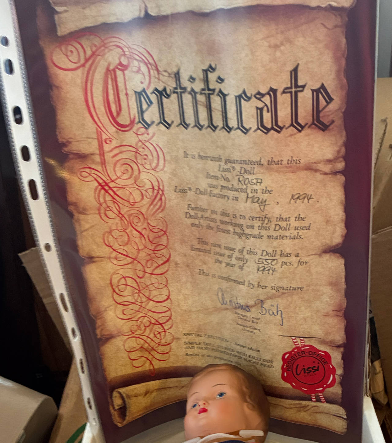 Lissi Bätz Limited Edition Doll R0517