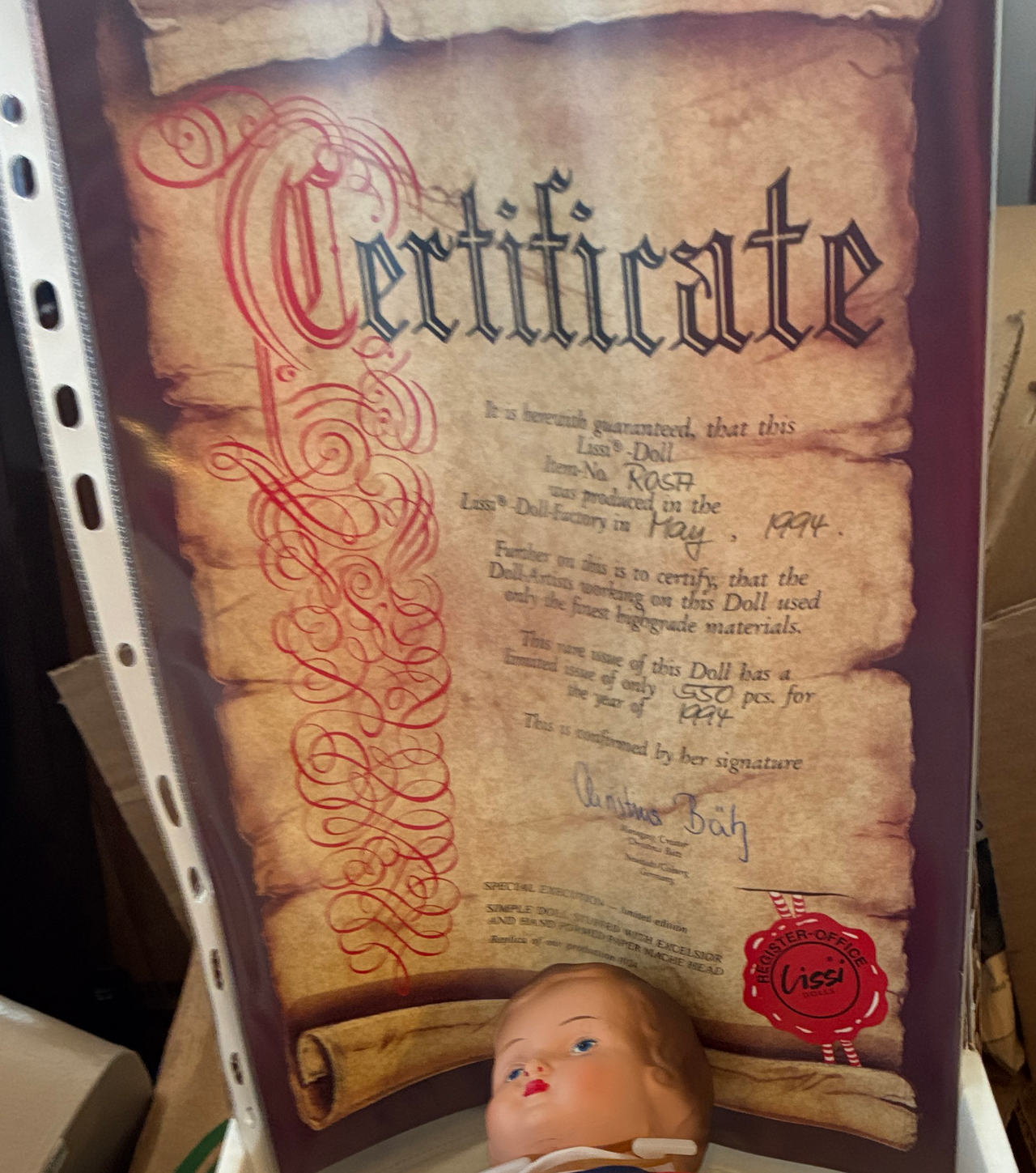 Lissi Bätz Limited Edition Doll R0517