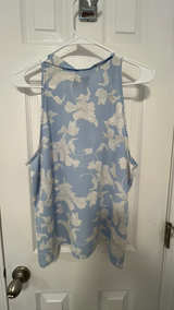 Sleeveless Tie-Neck Blouse - Image 4