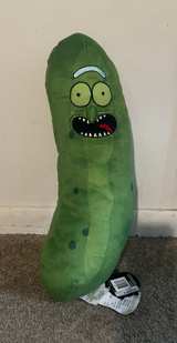 Rick and Morty Pickle Rick Plush - Image 1