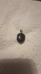 Vintage Black Onyx Sterling Silver Pendant - Image 5