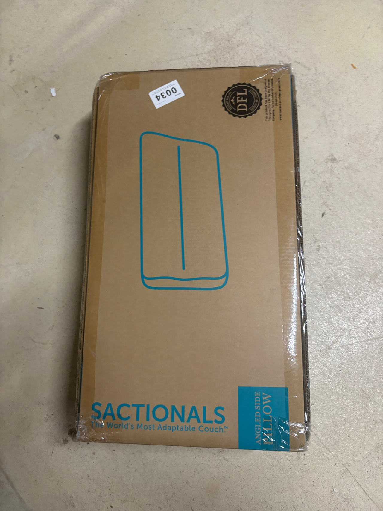 Lovesac Sactionals Angled Side Pillow