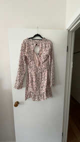 Floral Print Long Sleeve Mini Dress - Image 5