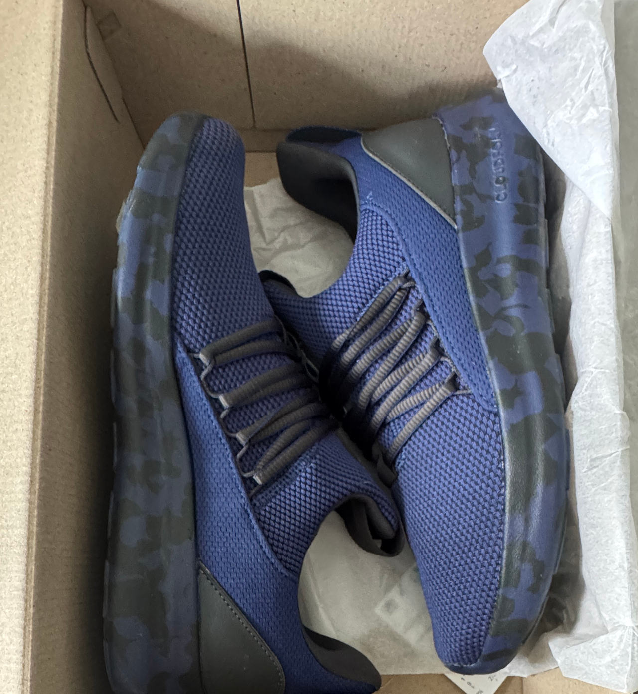 9.5M adidas Lite Racer Adapt 7.0 Navy Camo
