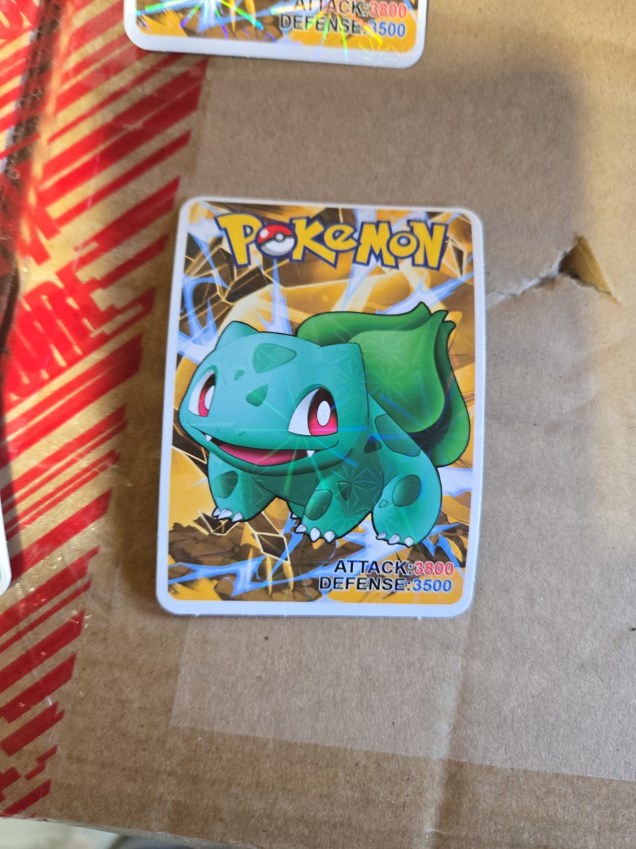 Bulbasaur Pokemon Card (Unlicensed/Bootleg)