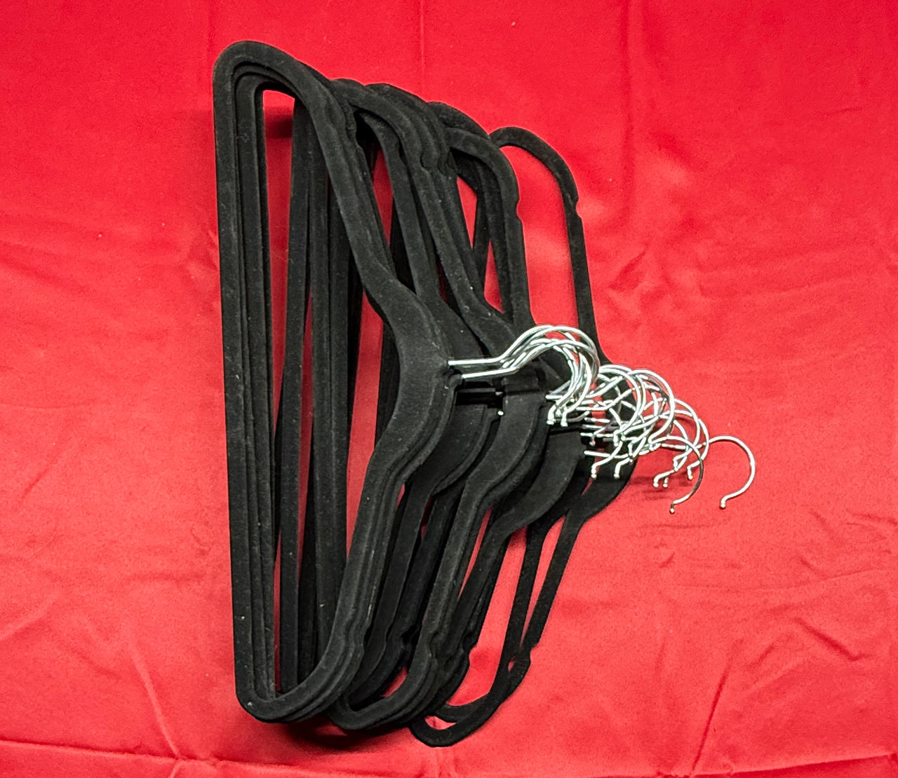 Black Velvet Non-Slip Clothes Hangers