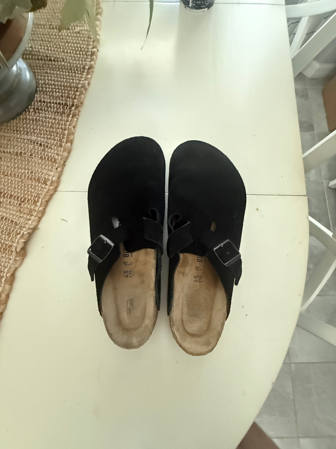 Birkenstock Boston Soft Footbed Suede Clogs