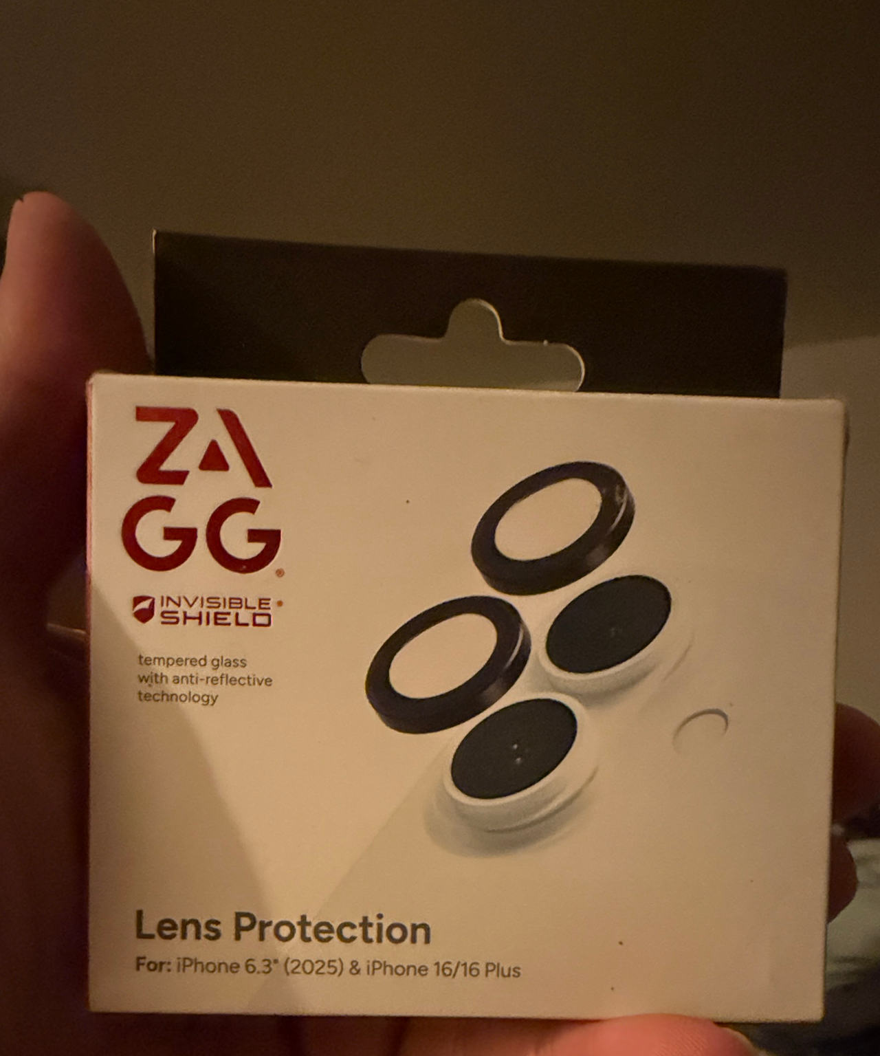 ZAGG InvisibleShield Lens Protection for iPhone 16/16 Plus