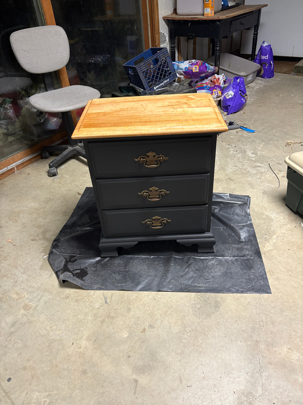 Three-Drawer Nightstand