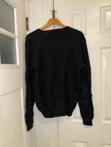 Ralph Lauren Polo Black Knit Sweater Crewneck Large - Image 2