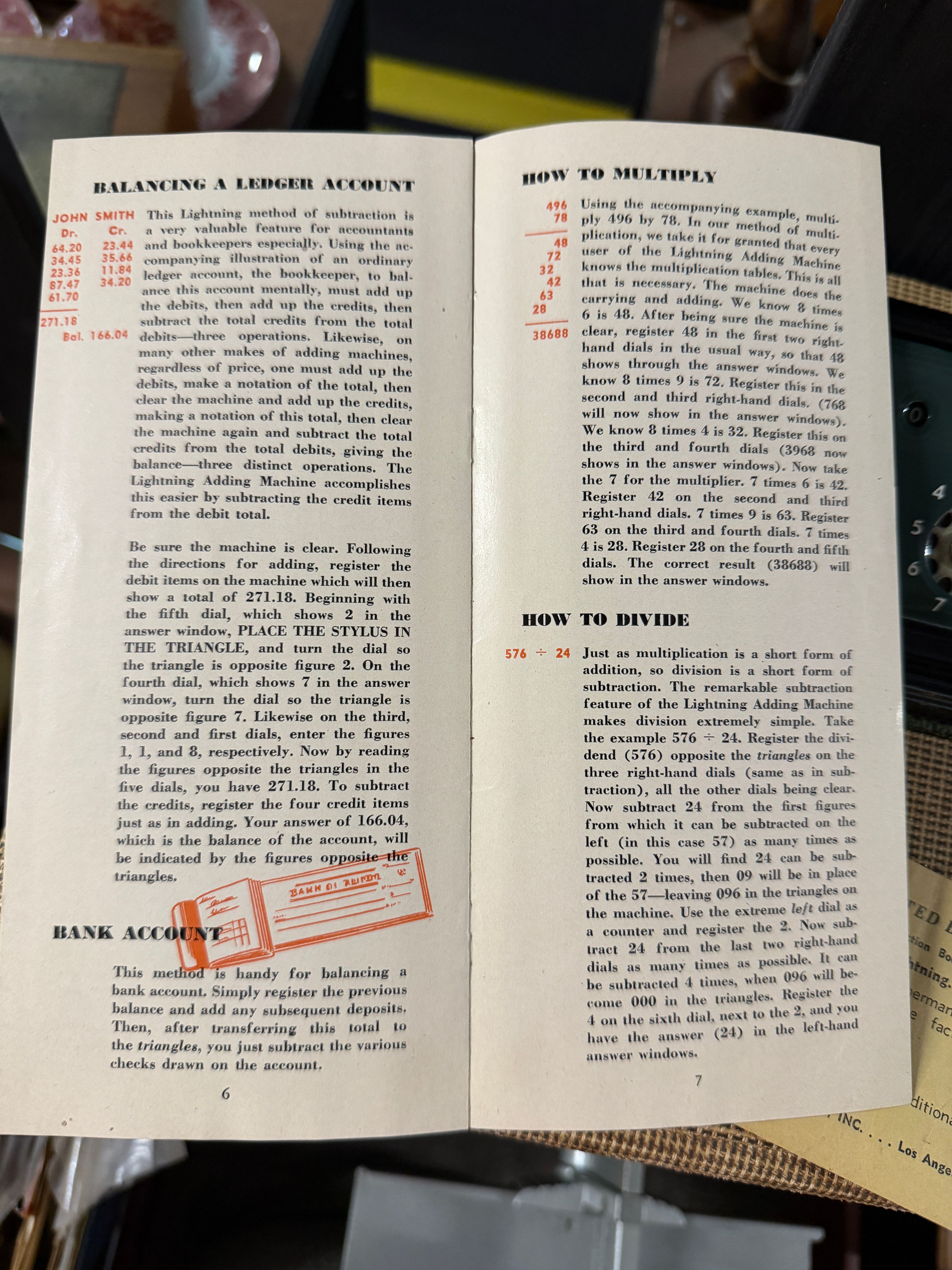 Lightning Portable Adding Machine with Box & Manual & Stylus - Junkee Reno - Image 9