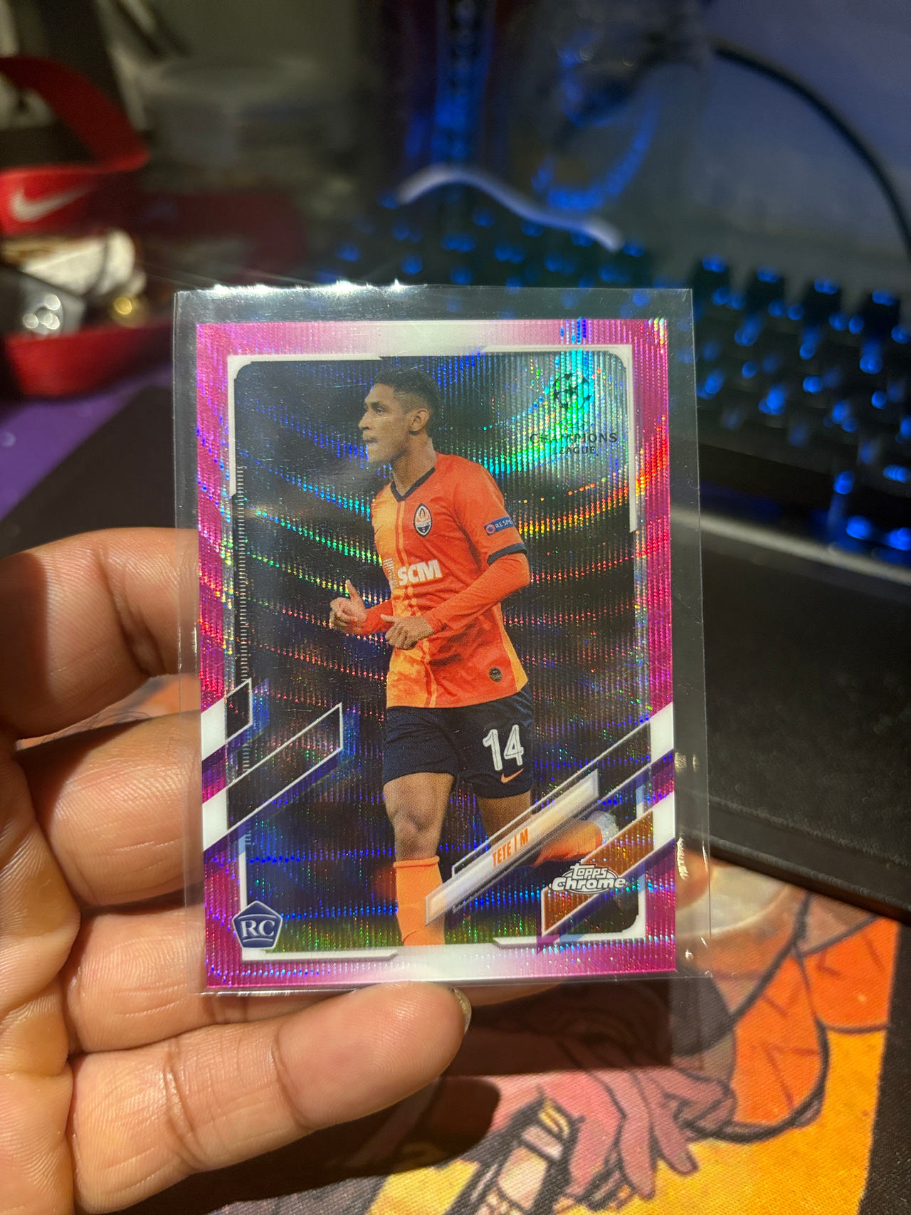 Topps Chrome UEFA Champions League Soccer Card