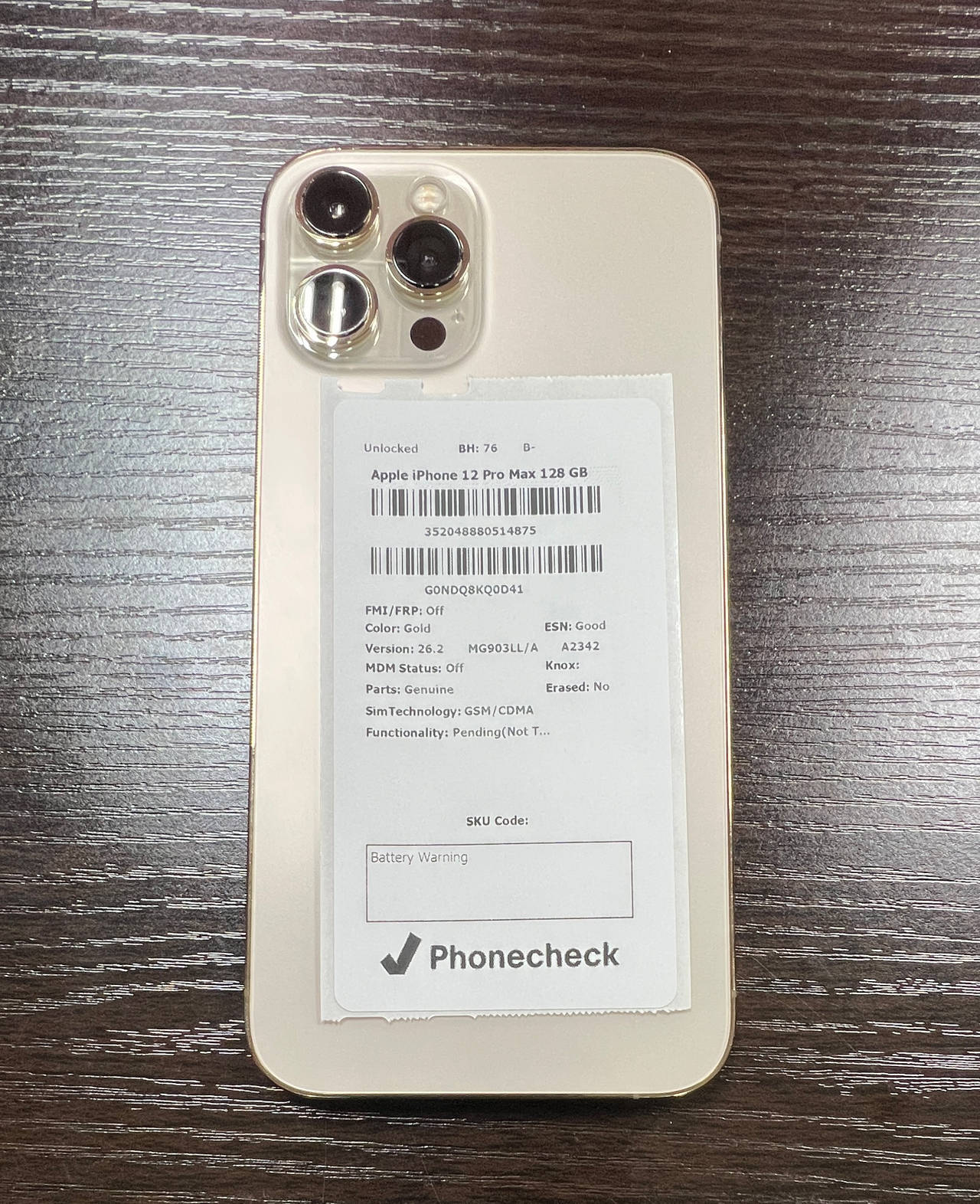 Apple iPhone 12 Pro Max 128GB Gold
