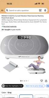 MERACH CV30 Pro Curved Vibration Plate Exercise Machine, Powerful & Quiet - Image 3
