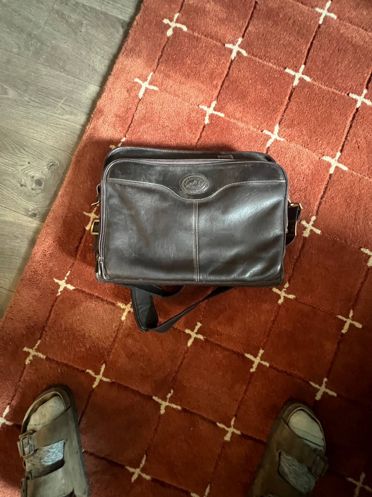 Leather Messenger Bag