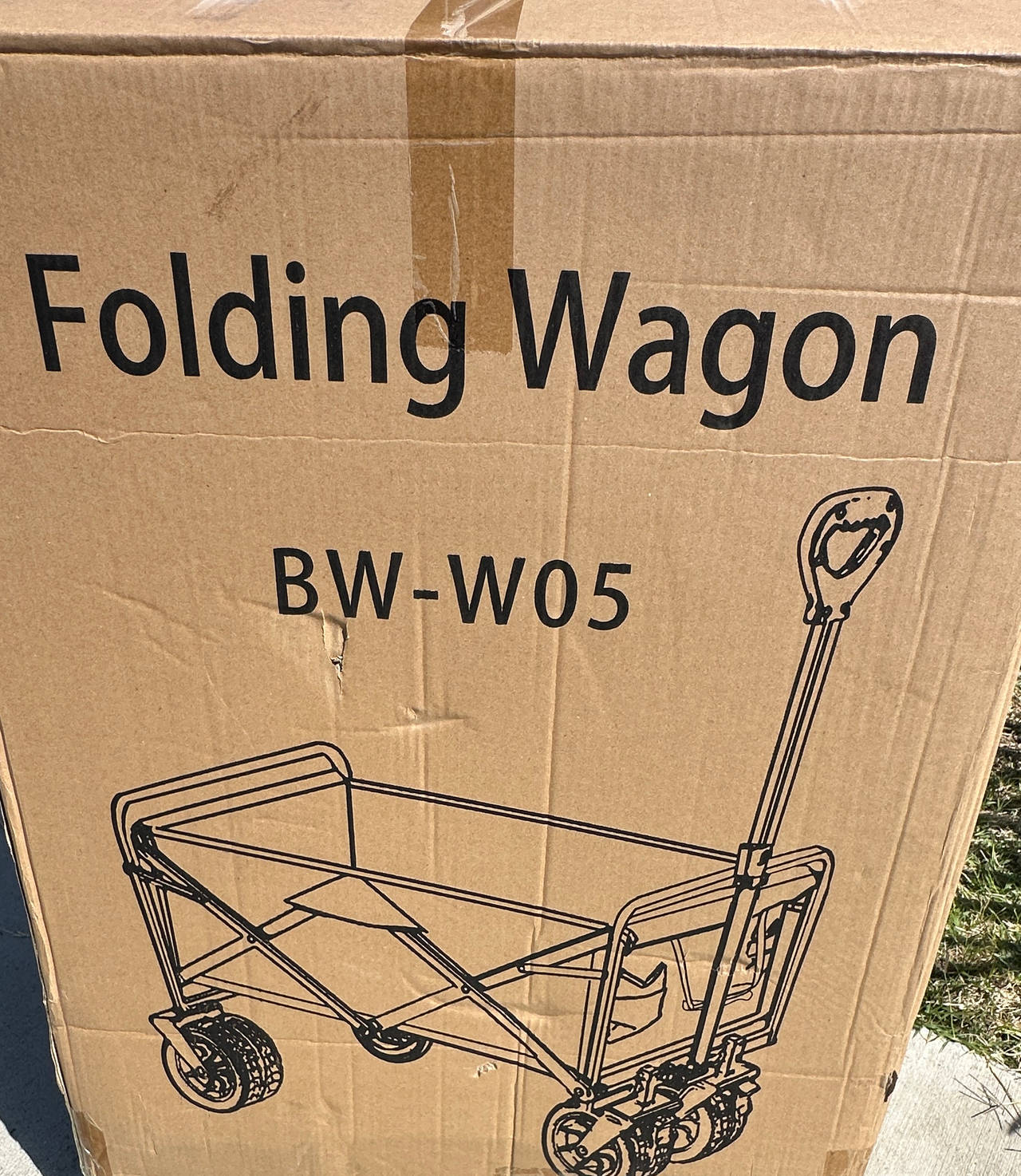 BW-W05 Folding Utility Wagon Cart
