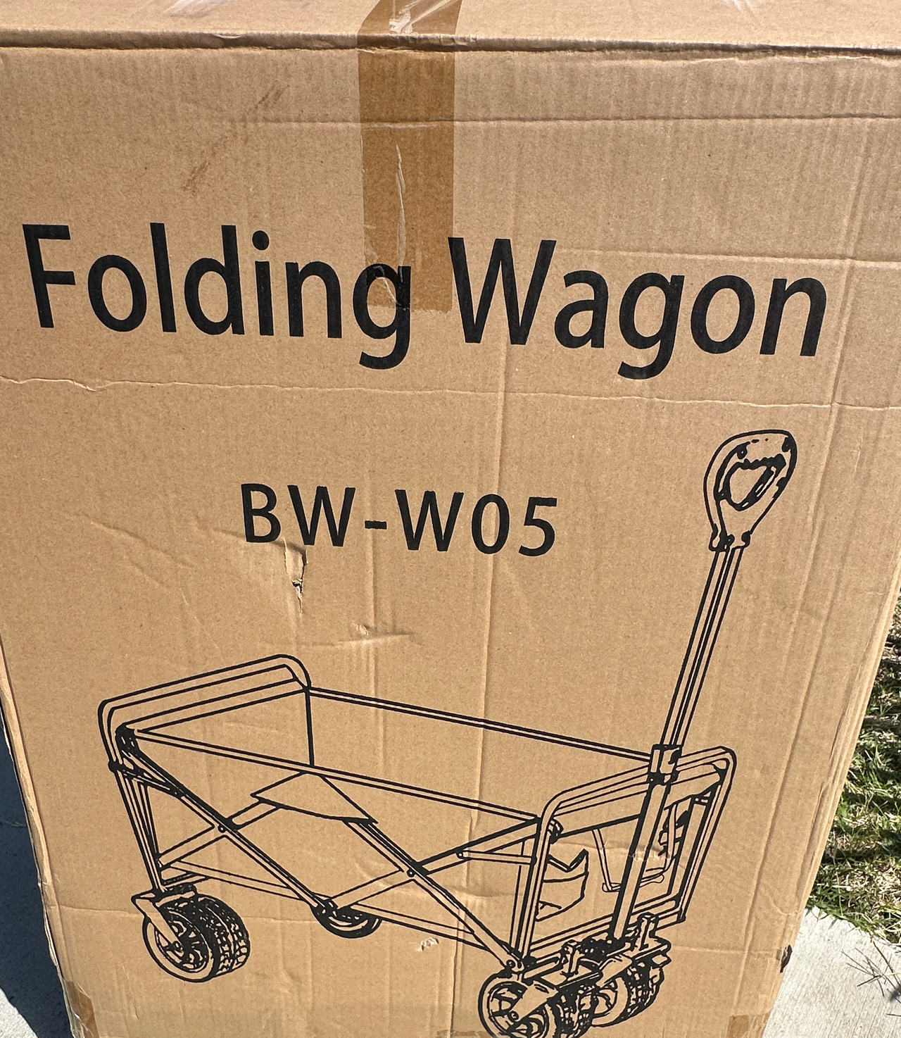 BW-W05 Folding Utility Wagon Cart