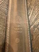 COACH BROWN  Men's Tan Leather Belt 34 - Image 4