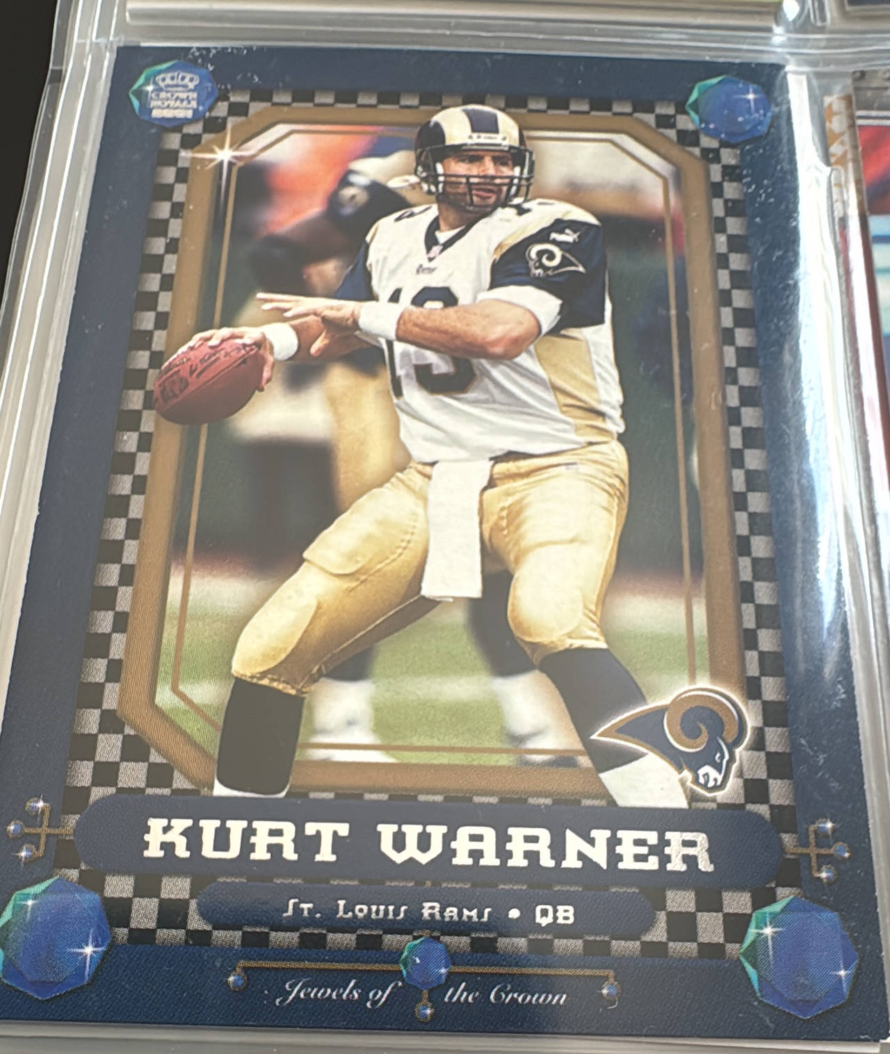2001 Pacific Crown Royale Jewels of the Crown Kurt Warner #13