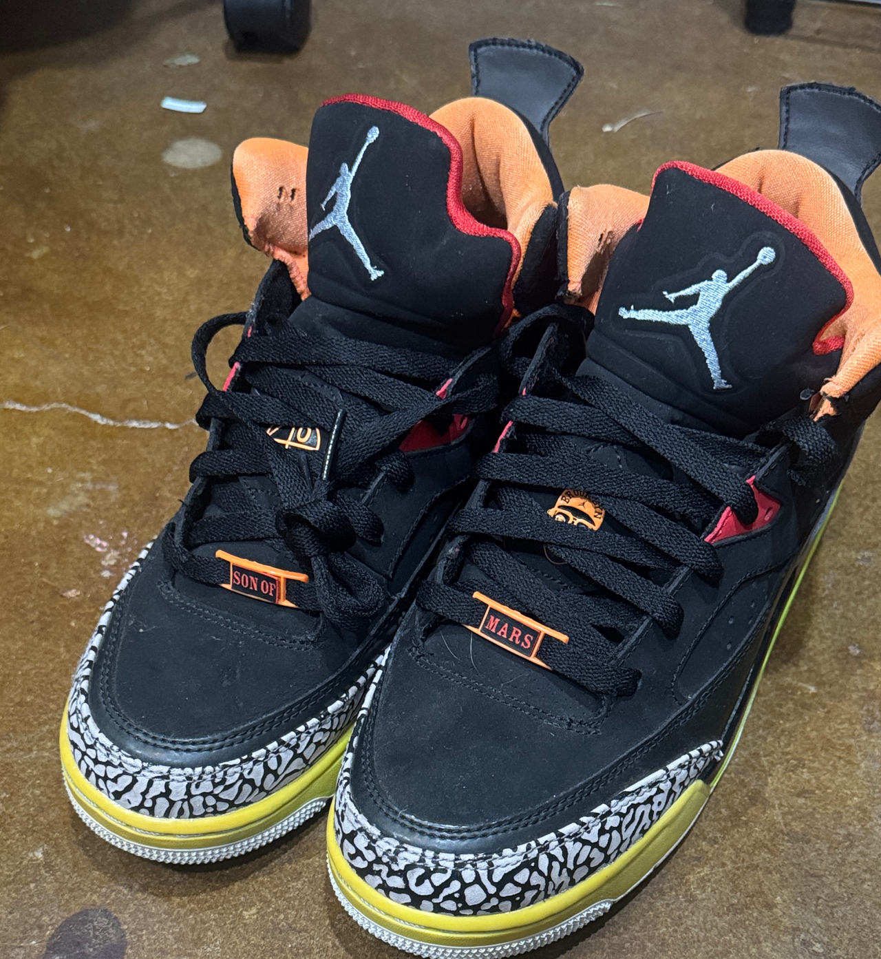 Jordan Son of Mars 'Bred' Yellow/Orange Accent
