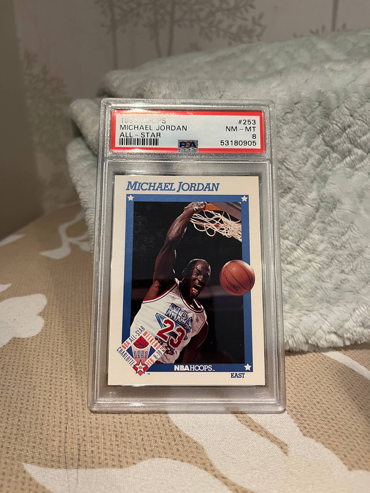 1990-91 NBA Hoops Michael Jordan All-Star Card