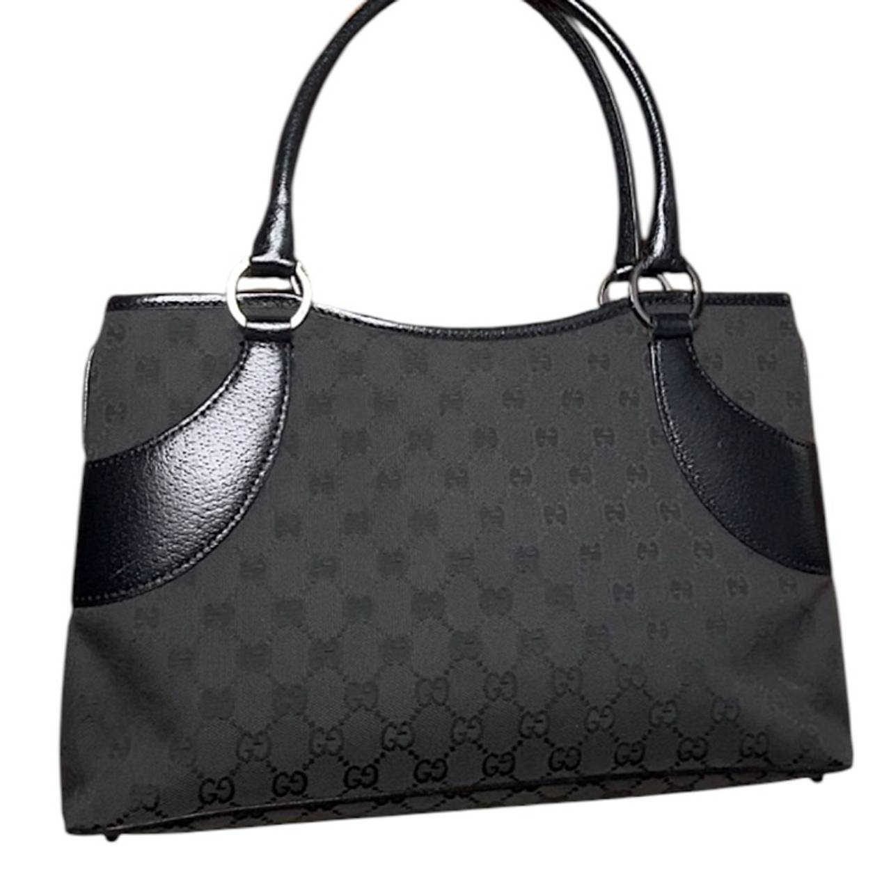 Gucci GG Canvas Tote Bag Black