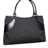 Gucci GG Canvas Tote Bag Black - Image 1