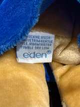 Eden Toys Paddington Bear Plush SMALL Blue Coat Yellow Hat - Image 2