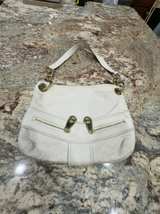 Michael Kors Jamesport Cream White Gold Shoulder Bag - Image 1