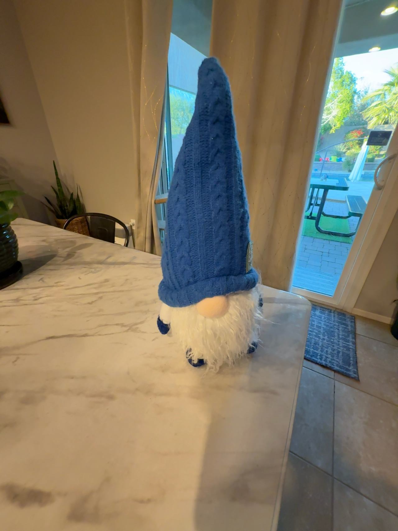 Handmade Colon Cancer Survivor Gnome – Navy Blue
