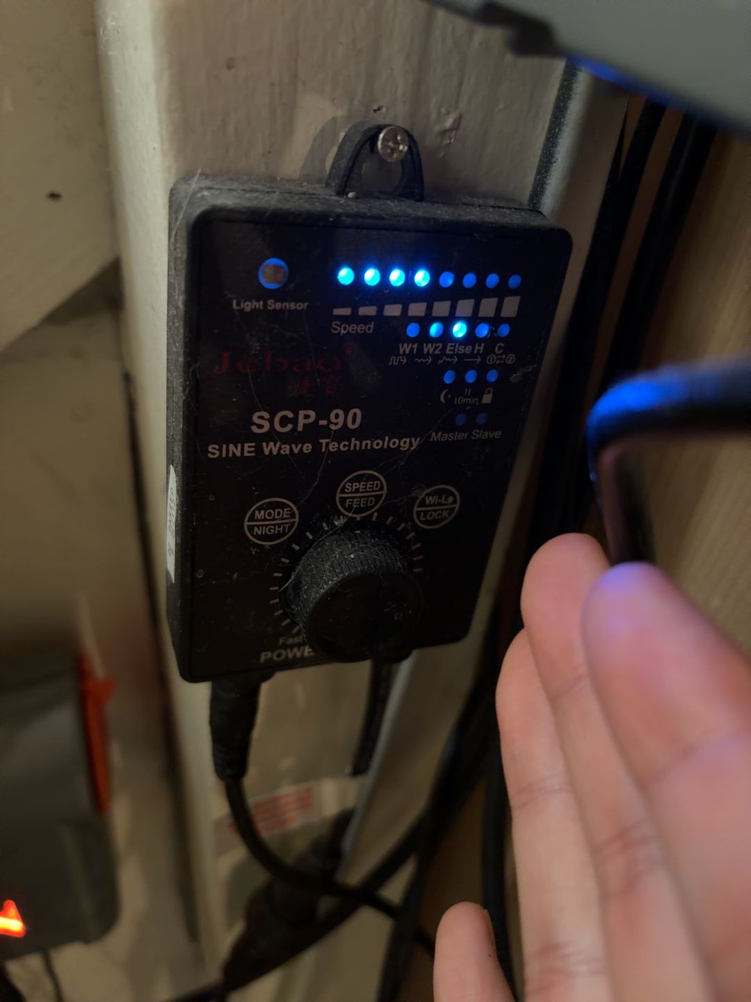 Jebao SCP-90M WiFi Sine Cross Flow Pump Wave Maker – Black