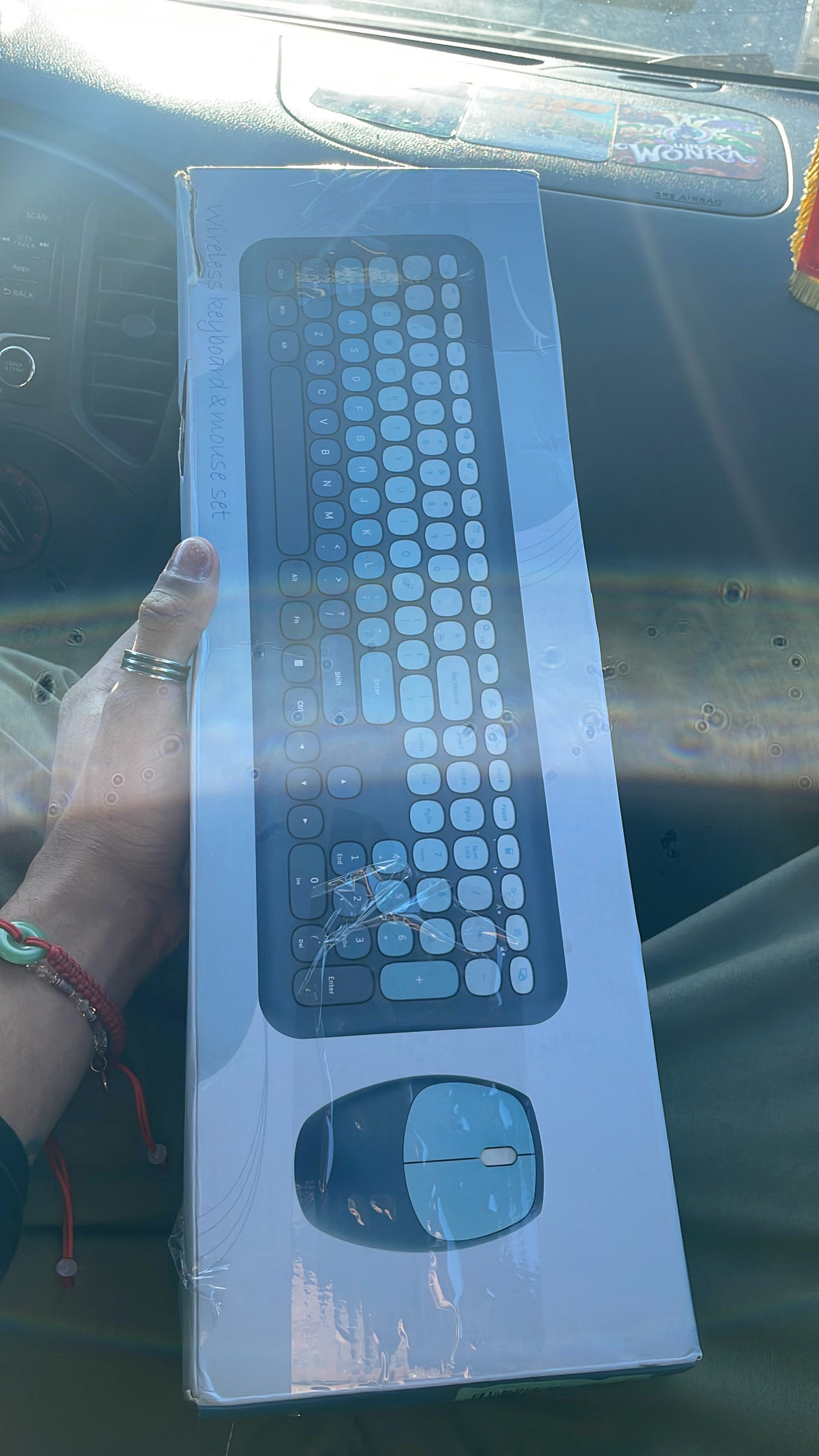 UBOTIE Wireless Keyboard and Mouse Combo