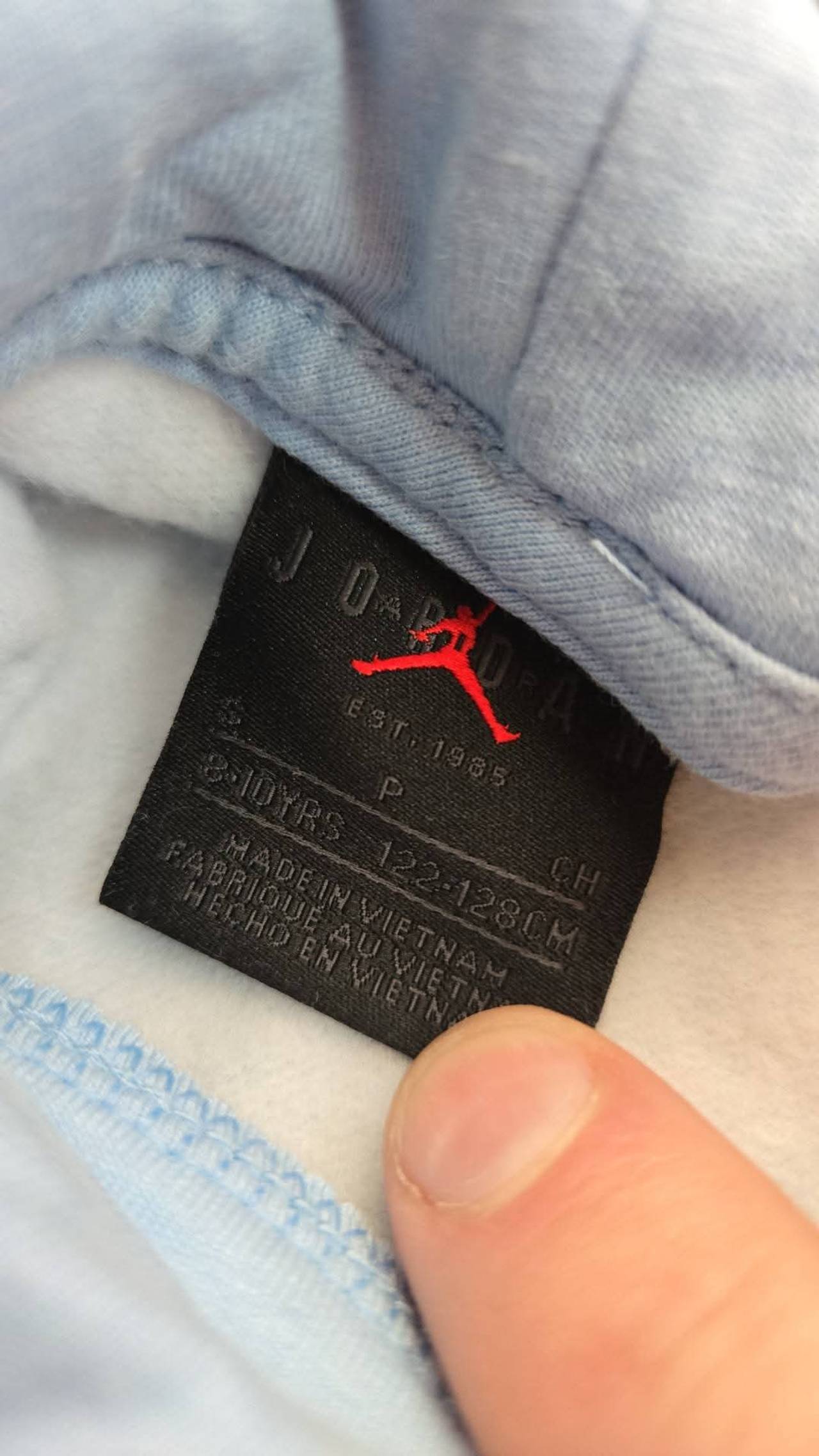 Jordan Kids All Over Print Cropped Hoodie