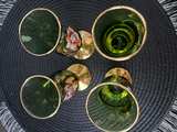Bohemian Green Glass Goblets - Image 2