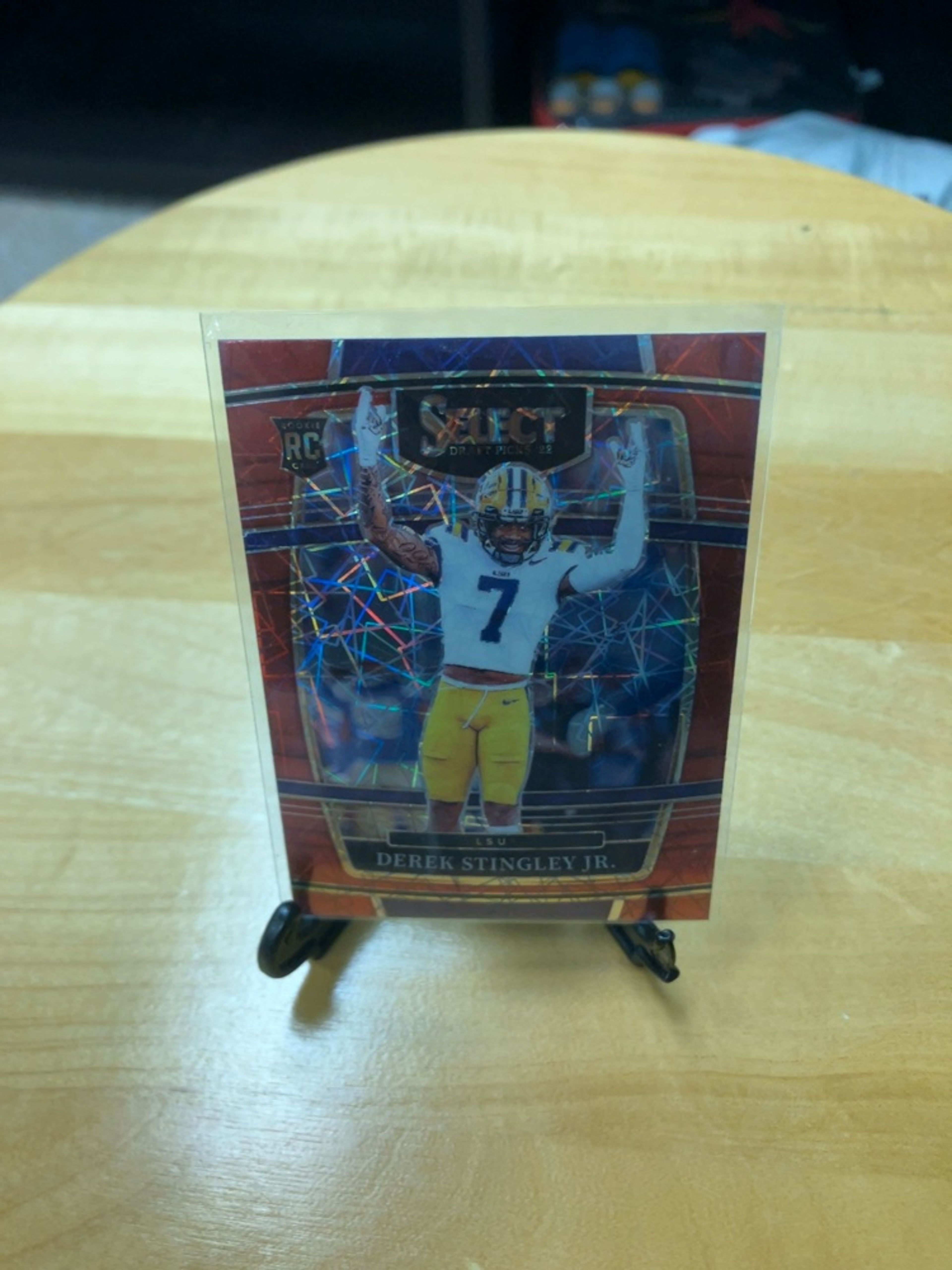 Panini Select Draft Picks Derek Stingley Jr. Red Lazer Rookie Card