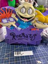 Nickelodeon Rugrats Storage Case lunch box 208 vtg 1990s - Image 3