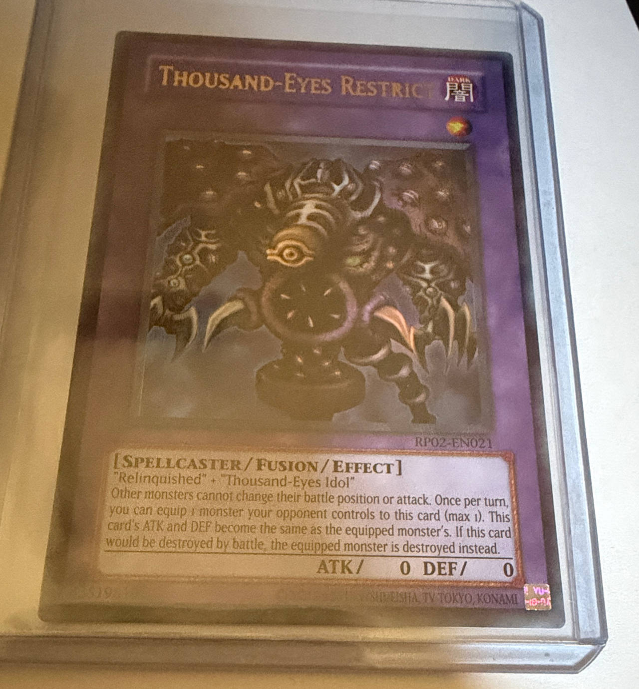 Yu-Gi-Oh! Thousand-Eyes Restrict RP02-EN021 Ultra Rare