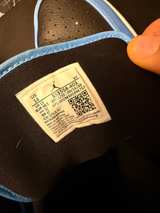 Jordan 1 Low UNC Toe Black / University Blue 553558‑403 Sz 14 - Image 4