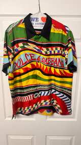 Dolce & Gabbana Carretto Print Silk Shirt Multicolour - Image 7