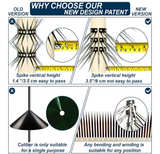 Bird Spikes, Squirrel Spikes and Squirrel Baffles Keep Raccoons, Cats and Snakes - Image 4