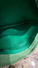 Triangl Green Zipper Pouch Bag  - Image 4